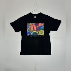 Vintage 90s Mount Dora Arts Festival 1999 Mens Large Black T-Shirt Steve Vaughn